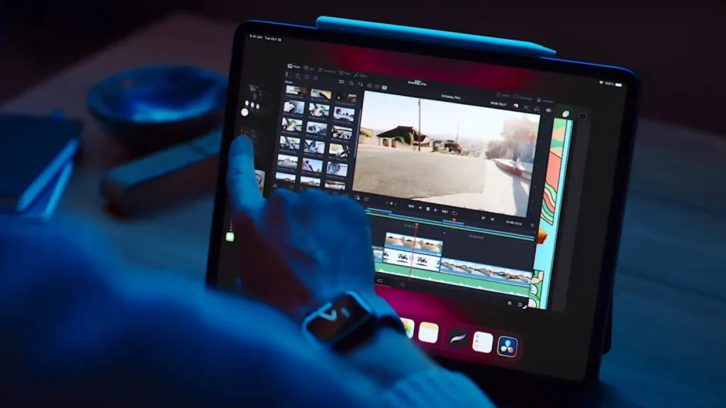 Новый Apple iPad Pro с чипом M2 работает с DaVinci Resolve и поддерживает ProRes