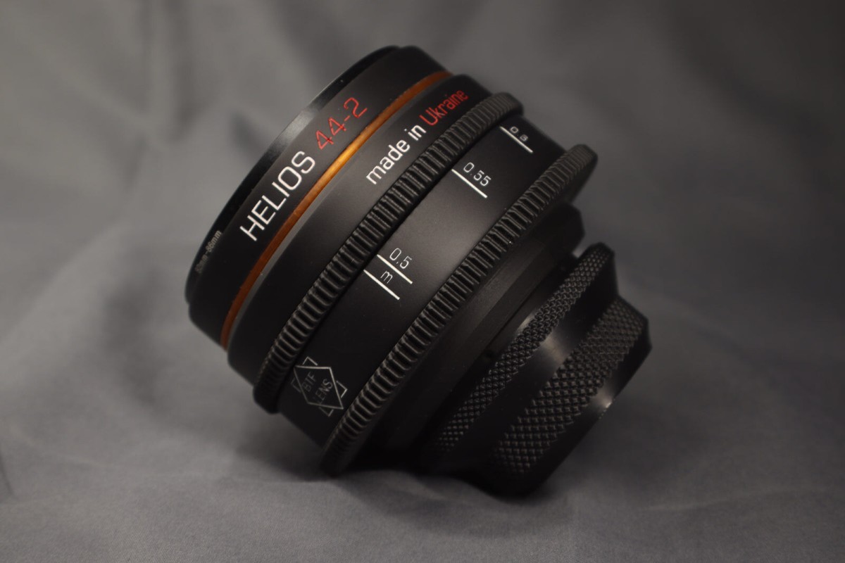 Гелиос-44-2 в рехаусе BTF Lenses с байонетом PL